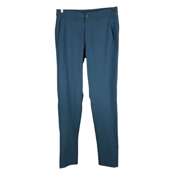 Lululemon Commission Pant Slim Warpstreme Blue Men's Size 30 x 33 EUC - Picture 1 of 7